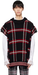 Meryll Rogge Black Check Sweater