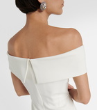 Max Mara Bridal Fiandra off-shoulder minidress