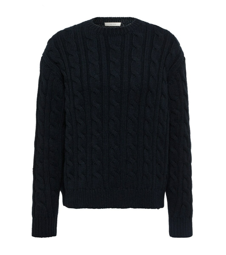 Photo: The Row Aldo cable-knit wool-blend sweater