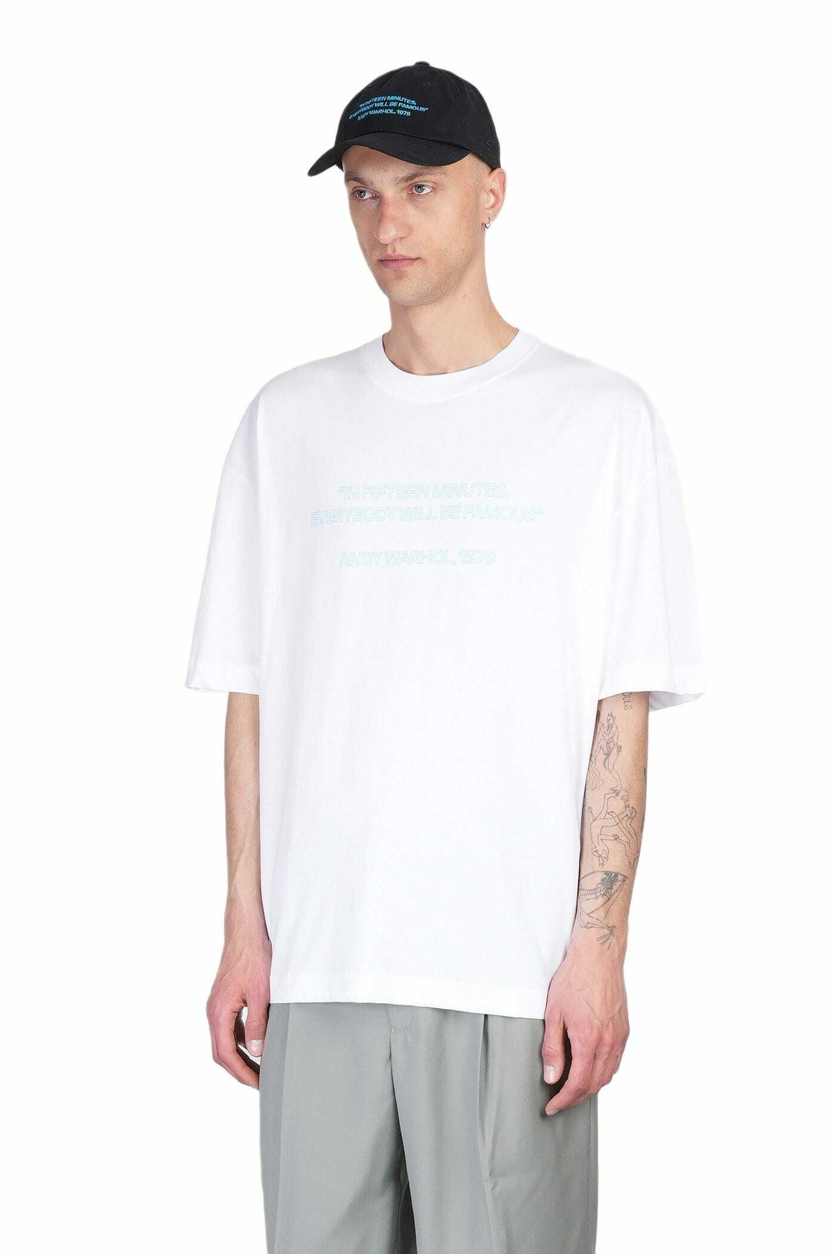 Études T-shirt In White Cotton