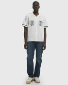 Wax London DIDCOT SS SHIRT CREST MOTIF White Mens Shortsleefe