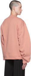 Y/Project Pink Pinched Sweatshirt