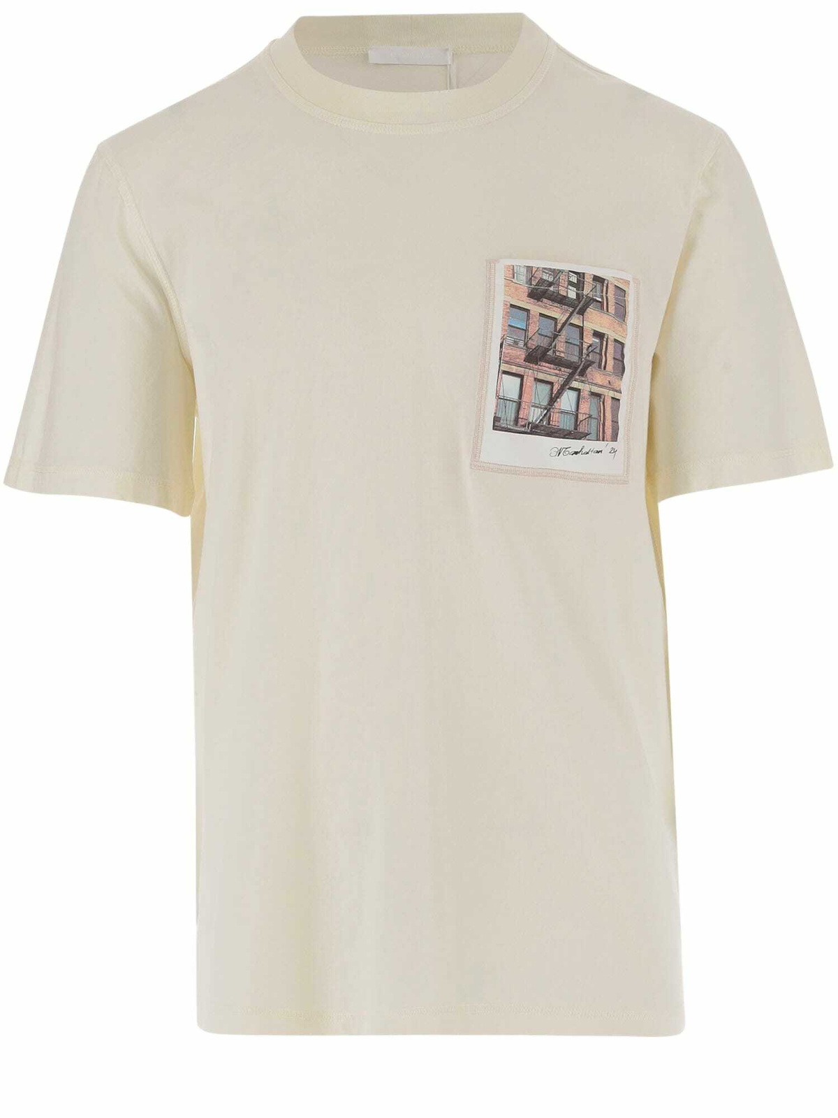 Helmut Lang garment-dyed New York T-shirt Helmut Lang