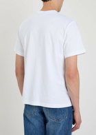 Forét Embroidered Cotton T-shirt White