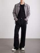 Rick Owens - Geth Wide-Leg Wool Jeans - Black
