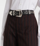 Alexander McQueen Studded leather belt