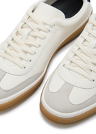 Boss X David Beckham Panelled Leather Sneakers White