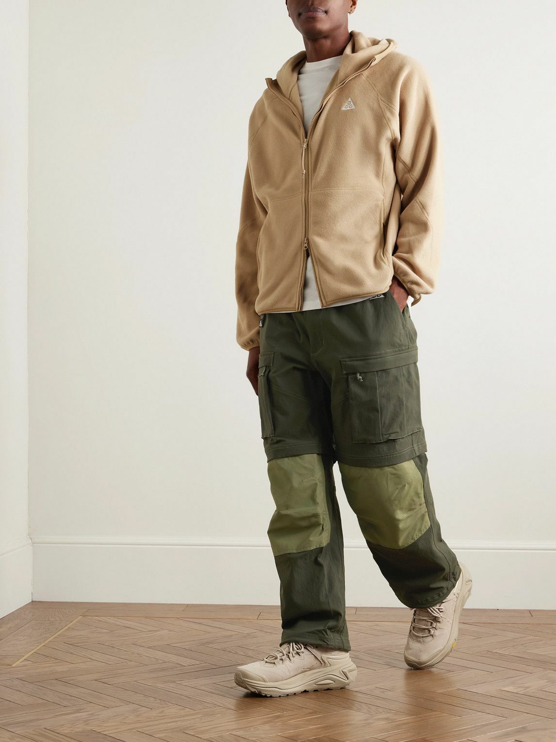 Nike - ACG Smith Summit Straight-Leg Convertible Nylon-Blend and CORDURA® Cargo Trousers - Green