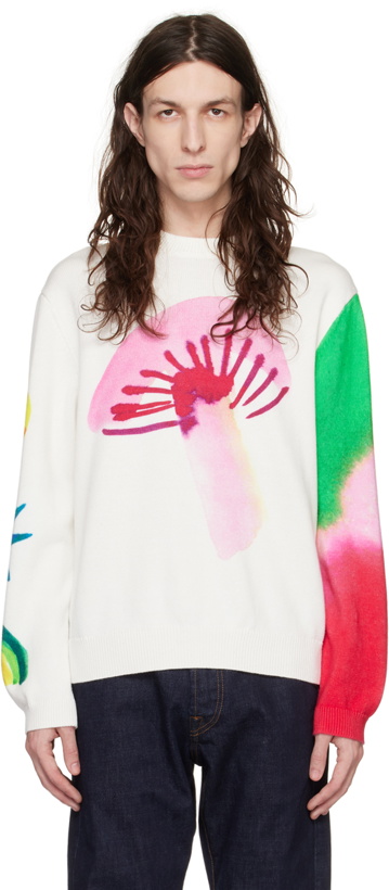 Photo: PS by Paul Smith White Folk Sweater