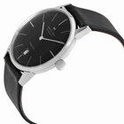 Hamilton Intra-Matic Black Dial Black Leather Mens Watch H38455731