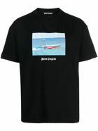 PALM ANGELS - Getty Speedboat Cotton T-shirt