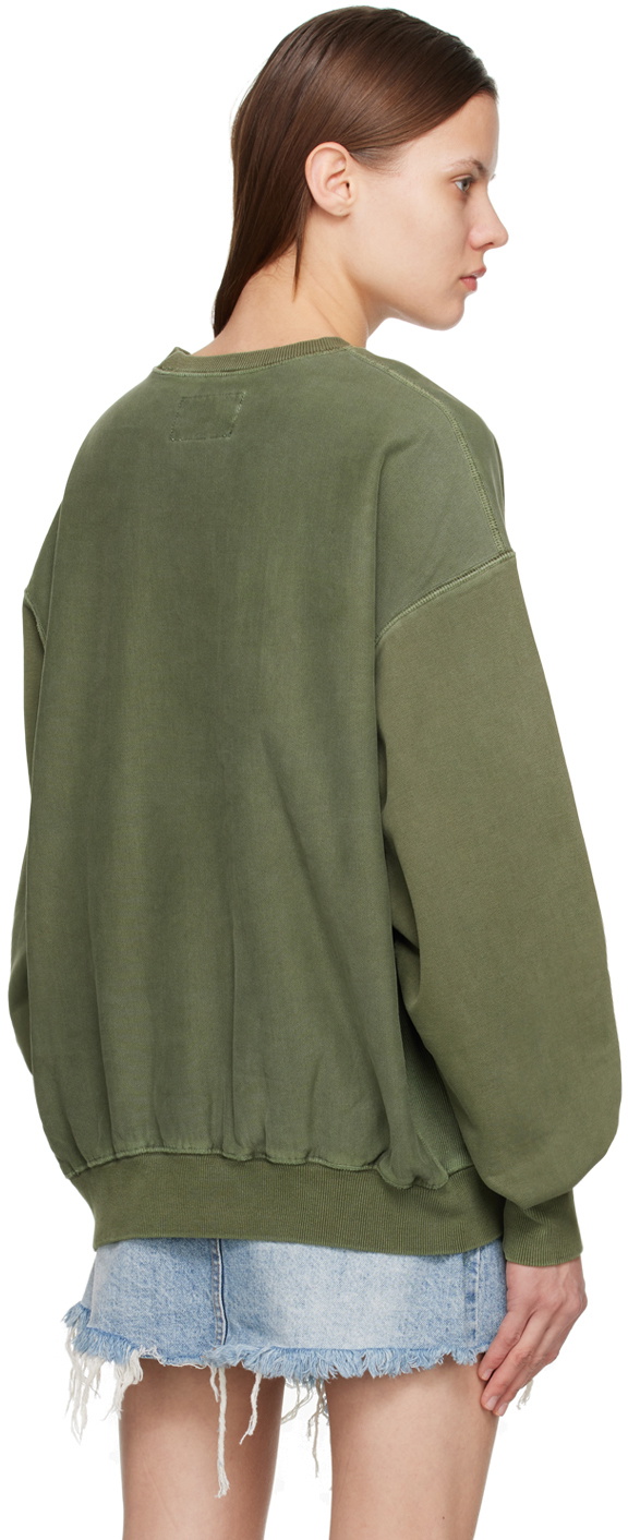 Awake NY Green Pigment-Dyed Sweatshirt