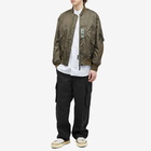 Comme des Garçons Homme Men's 3 Layer Nylon Bomber Jacket in Khaki