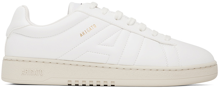 Photo: Axel Arigato White A-Hooper Faux-Leather Sneakers