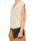 Comme des Garçons Play Classic Leather Line Pouch