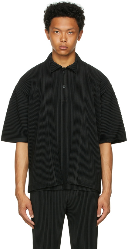 Photo: Homme Plissé Issey Miyake Black Monthly Color May Cardigan