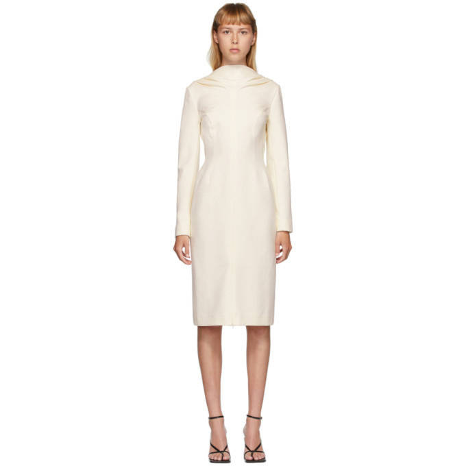 Situationist SSENSE Exclusive Off-White Open Back Dress