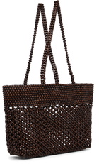 Cordera Brown Wooden Beads Tote