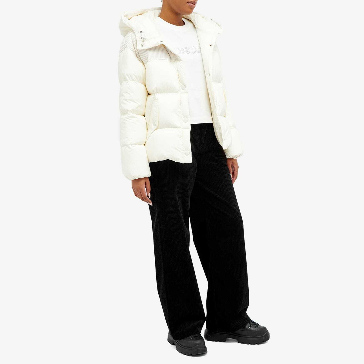 Snow White Bouquetin Short Down Jacket - Short Down Jackets for