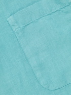 Loro Piana - Andre Garment-Dyed Linen Shirt - Blue