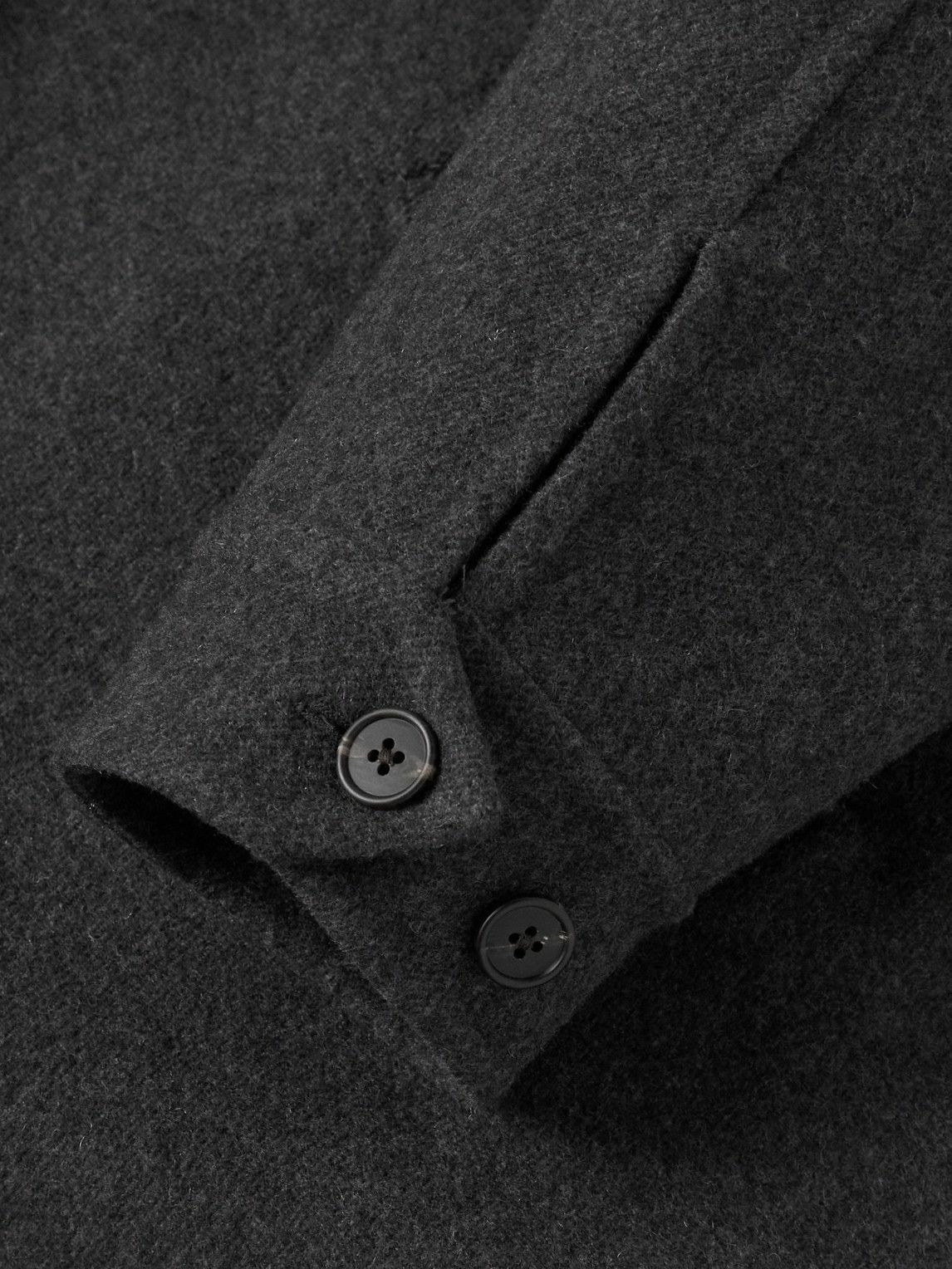 The Row - Noggu Double-Faced Cashmere and Wool-Blend Jacket - Gray