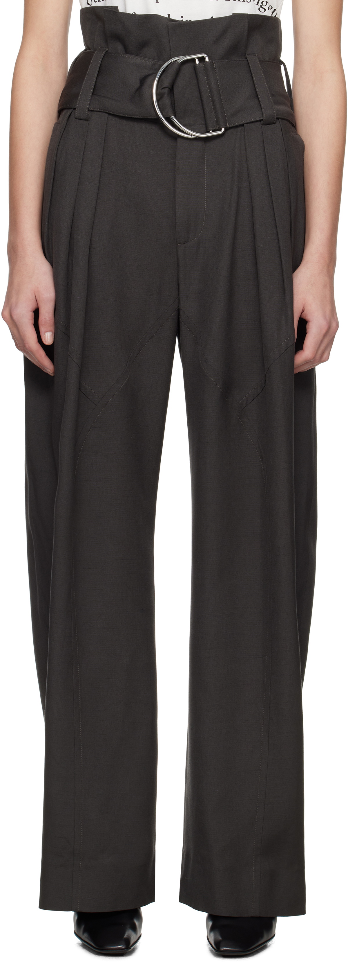 【送料&関税込】J.W. Anderson Gathered D Ring Trousers GATHERED WAIST D-RING TROUSERS – JW Anderson