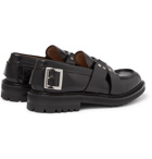 Alexander McQueen - Embellished Leather Loafers - Men - Black