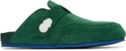 Casablanca Green Outdoor Mule Loafers