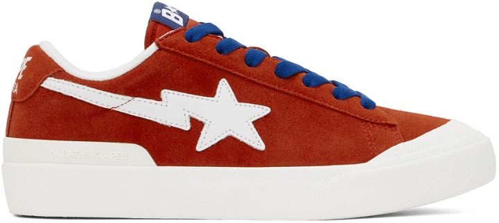 Photo: BAPE Red & Blue Mad Sta #1 Sneakers