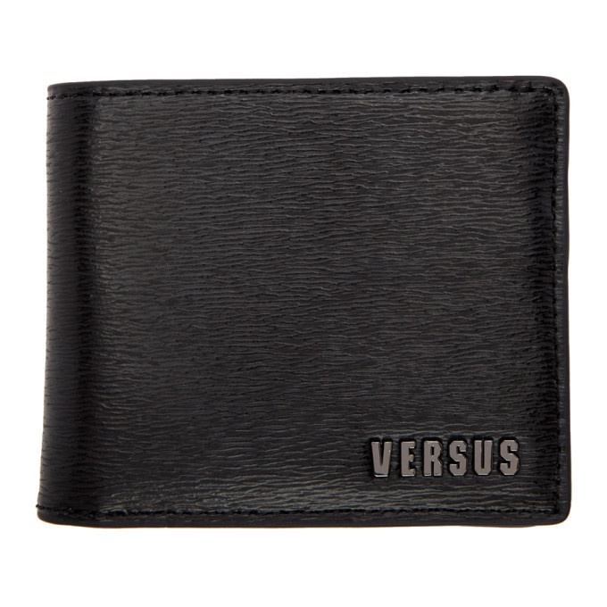 Photo: Versus Black Leather Logo Wallet
