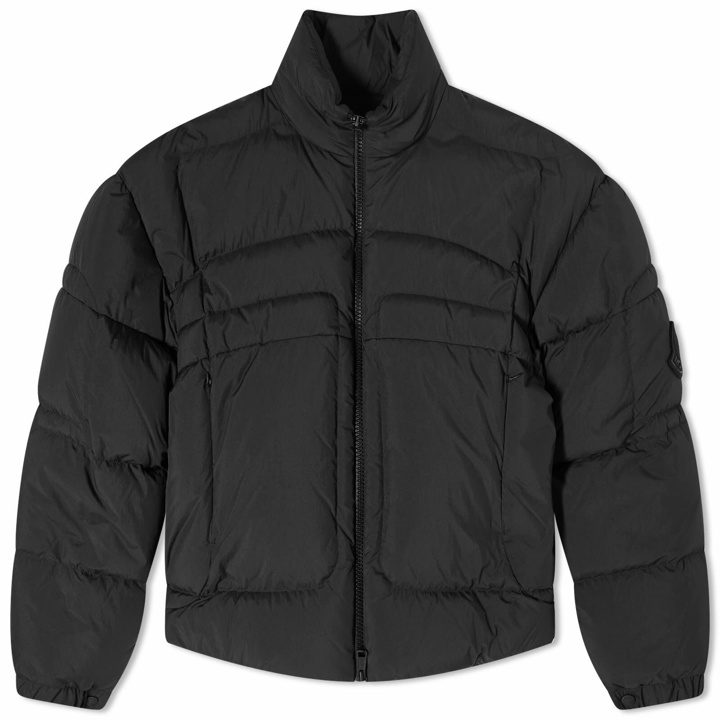 Photo: Moncler Men's Crinkle Nylon Jacket in Black