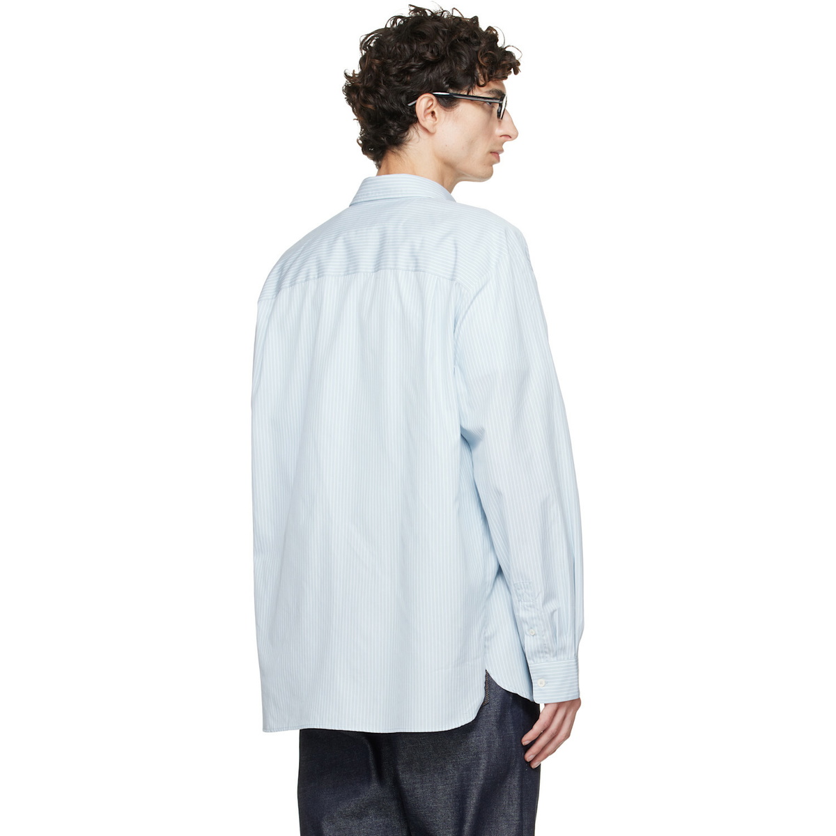 A.P.C. Blue & Gray Malo Shirt