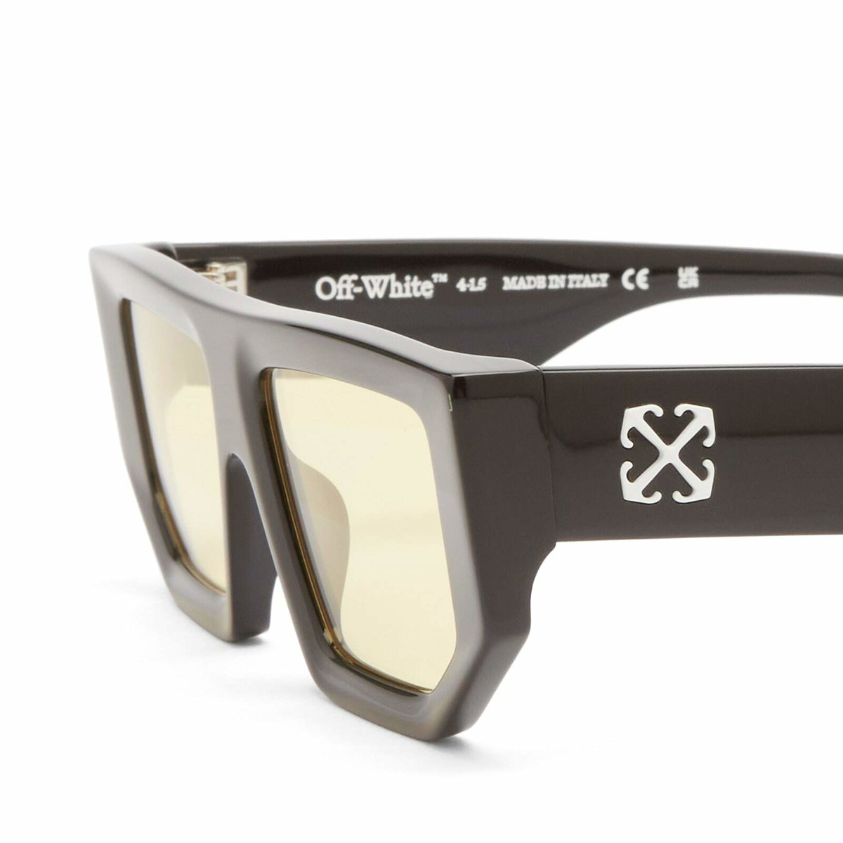 Off-White Sunglasses Off-White Vancouver Sunglasses in Black/Yellow 