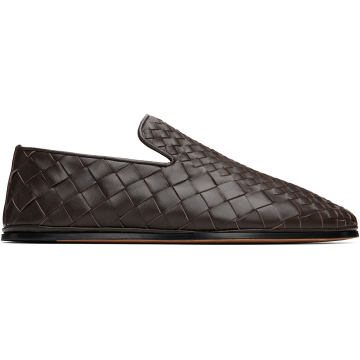 Photo: Bottega Veneta Brown Sunday Loafers