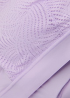 Chantelle Lace-embellished Padded Bralette Lilac