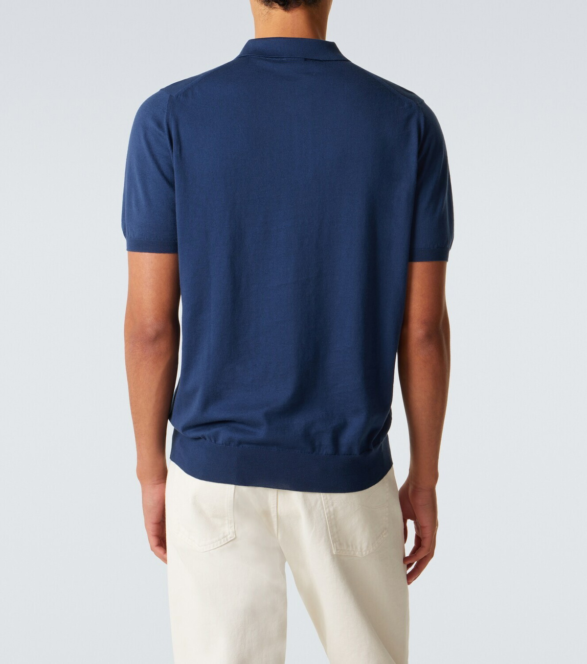 Kiton Cotton half-zip polo shirt
