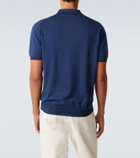 Kiton Cotton half-zip polo shirt