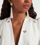 Jennifer Behr Marcelline faux pearl drop earrings