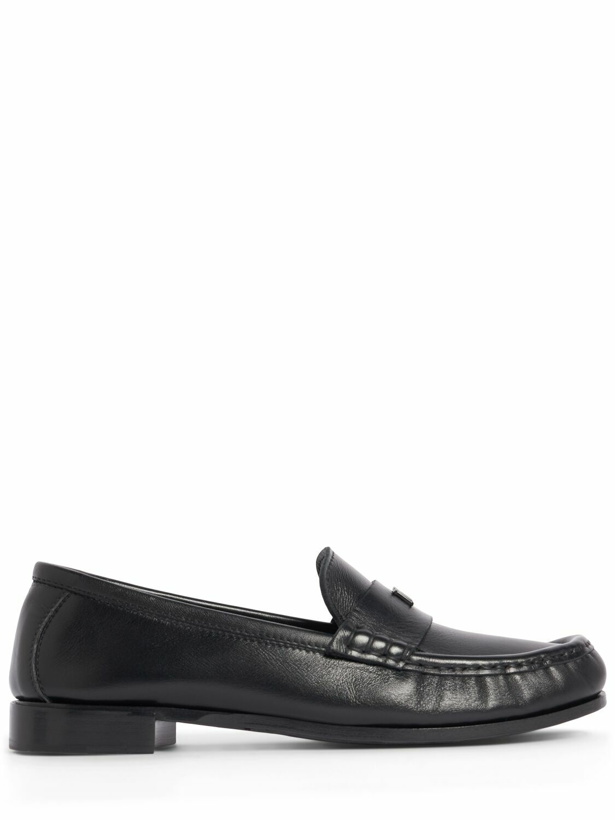 Photo: MAX MARA 20mm Mm Leather Loafers