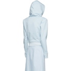 A-Plan-Application Blue Fitted Hoodie