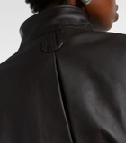 Jacquemus Ciro belted leather jacket