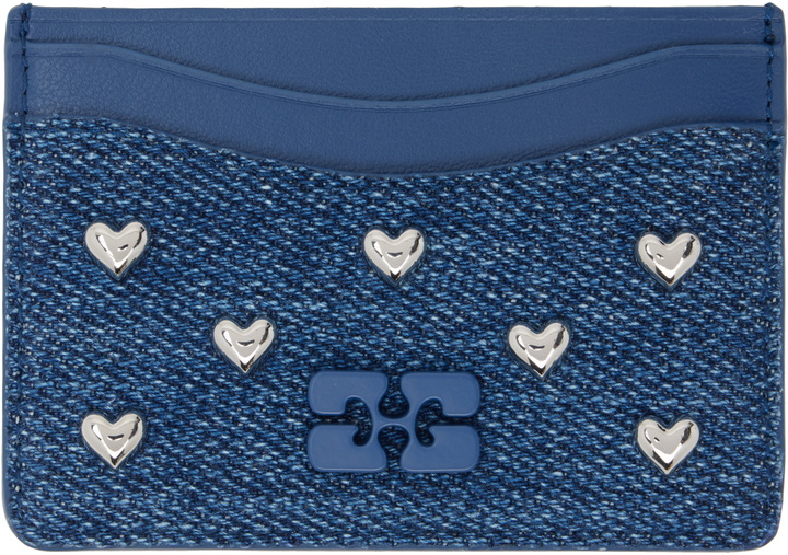 Photo: GANNI Navy Bou Denim Card Holder