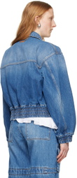 MSGM Indigo Oversized Denim Jacket