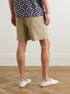 Orlebar Brown - Alex Straight-Leg Linen Drawstring Shorts - Neutrals