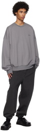 Juun.J Gray Garment-Dyed Jogger