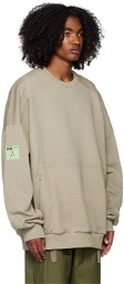 A. A. Spectrum Gray Tracks Sweatshirt