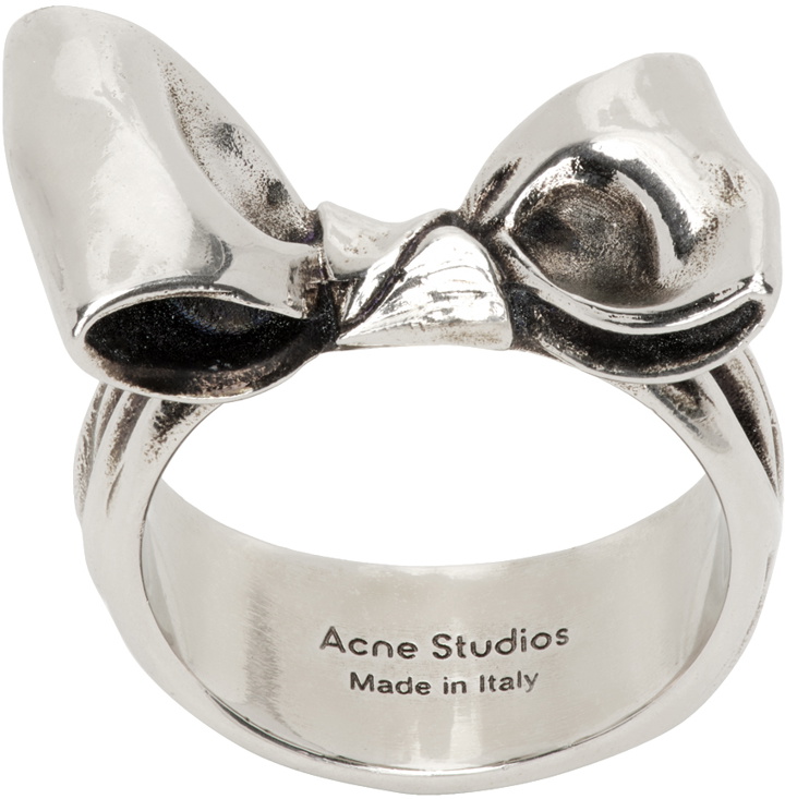 Photo: Acne Studios Silver Karen Kilimnik Edition Bow Ring