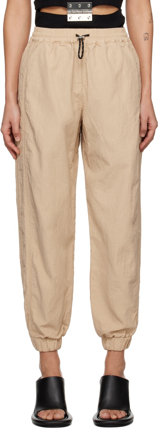 JW Anderson Beige Tapered Track Pants JW Anderson