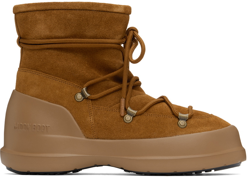 Moon Boot Beige Ankle Boots