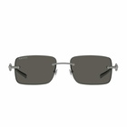 Gucci Eyewear Gucci Gg1703s Linea Horsebit 001 Ruth 001 Ruthenium Grey Sunglasses